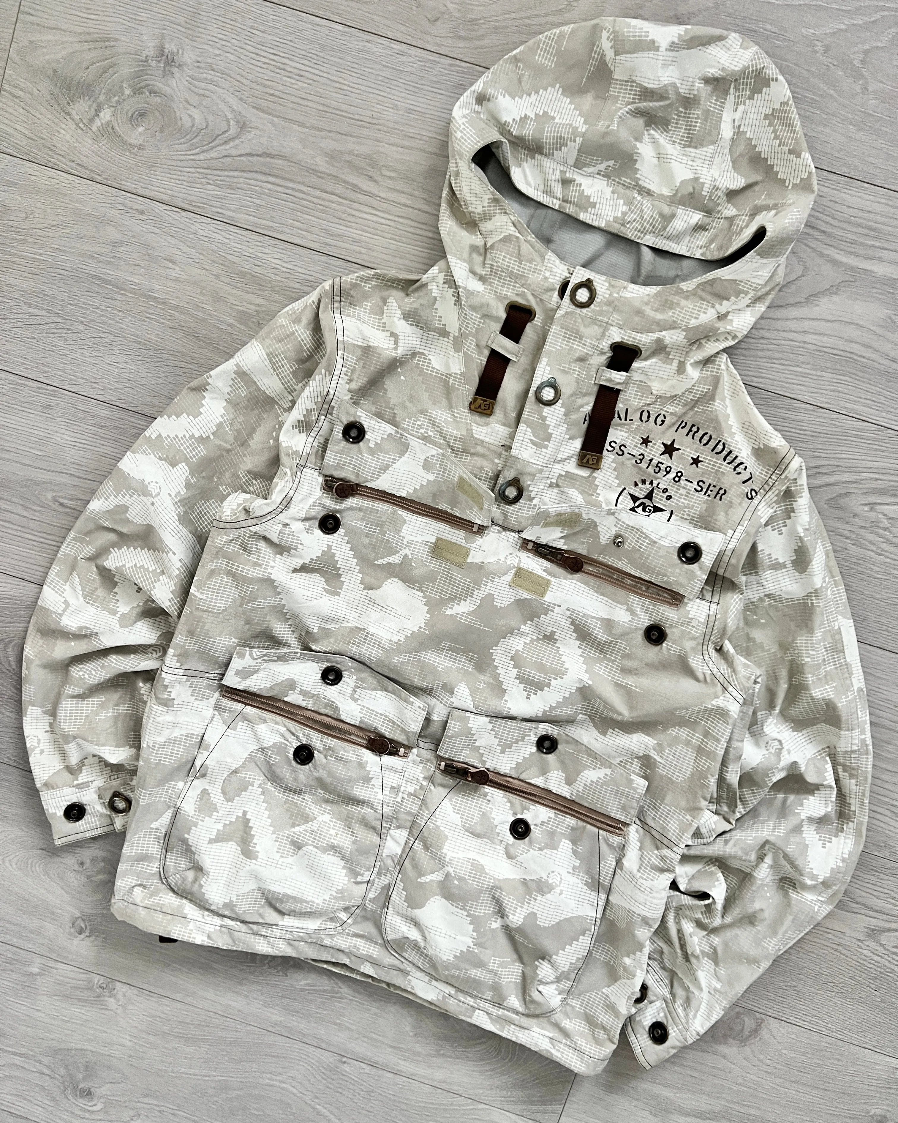 Burton Analog FW2007 Waterproof Snow Camo 'Gasket' Jacket - Size S