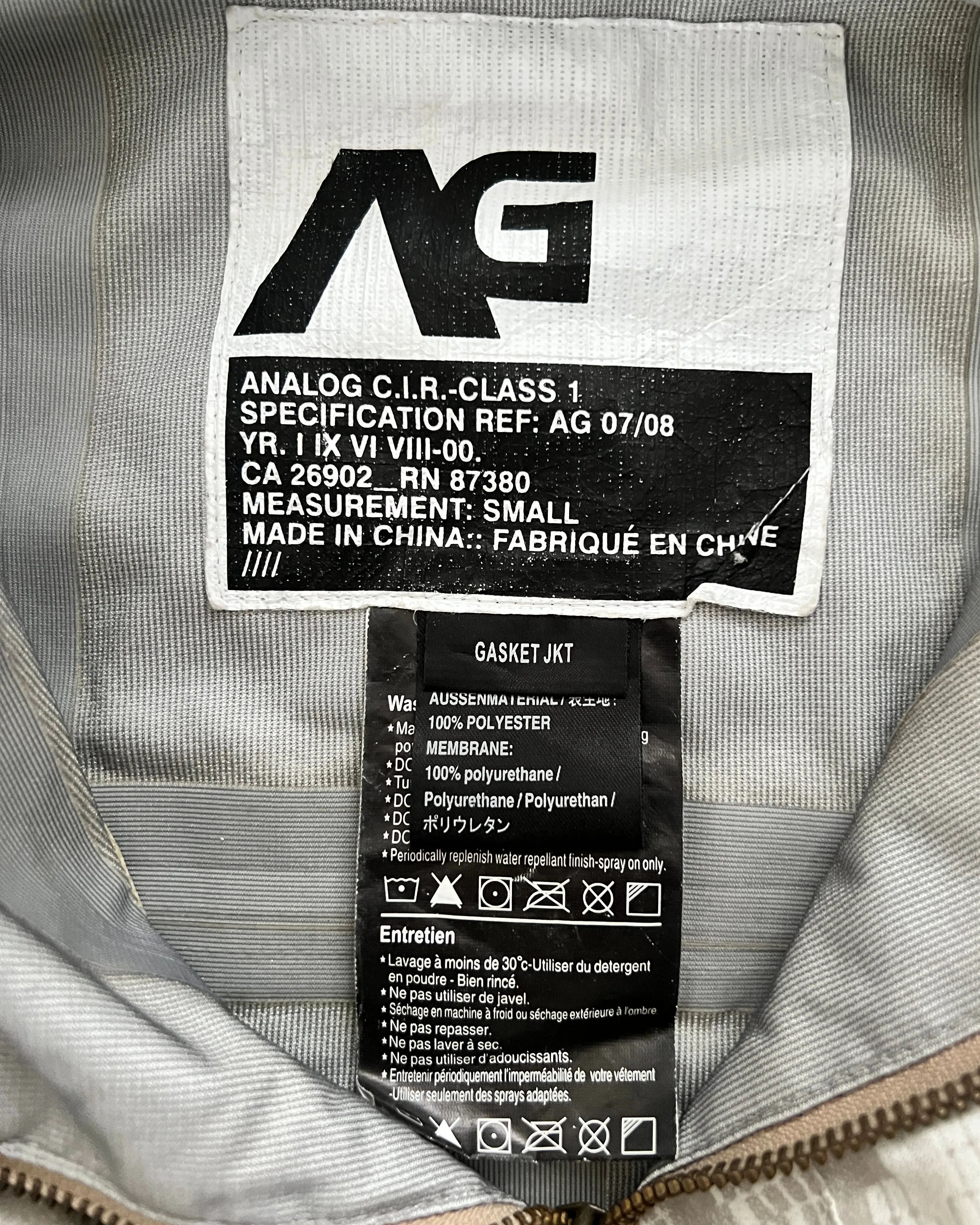 Burton Analog FW2007 Waterproof Snow Camo 'Gasket' Jacket - Size S