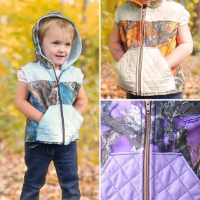 Camo Zip-up Vest