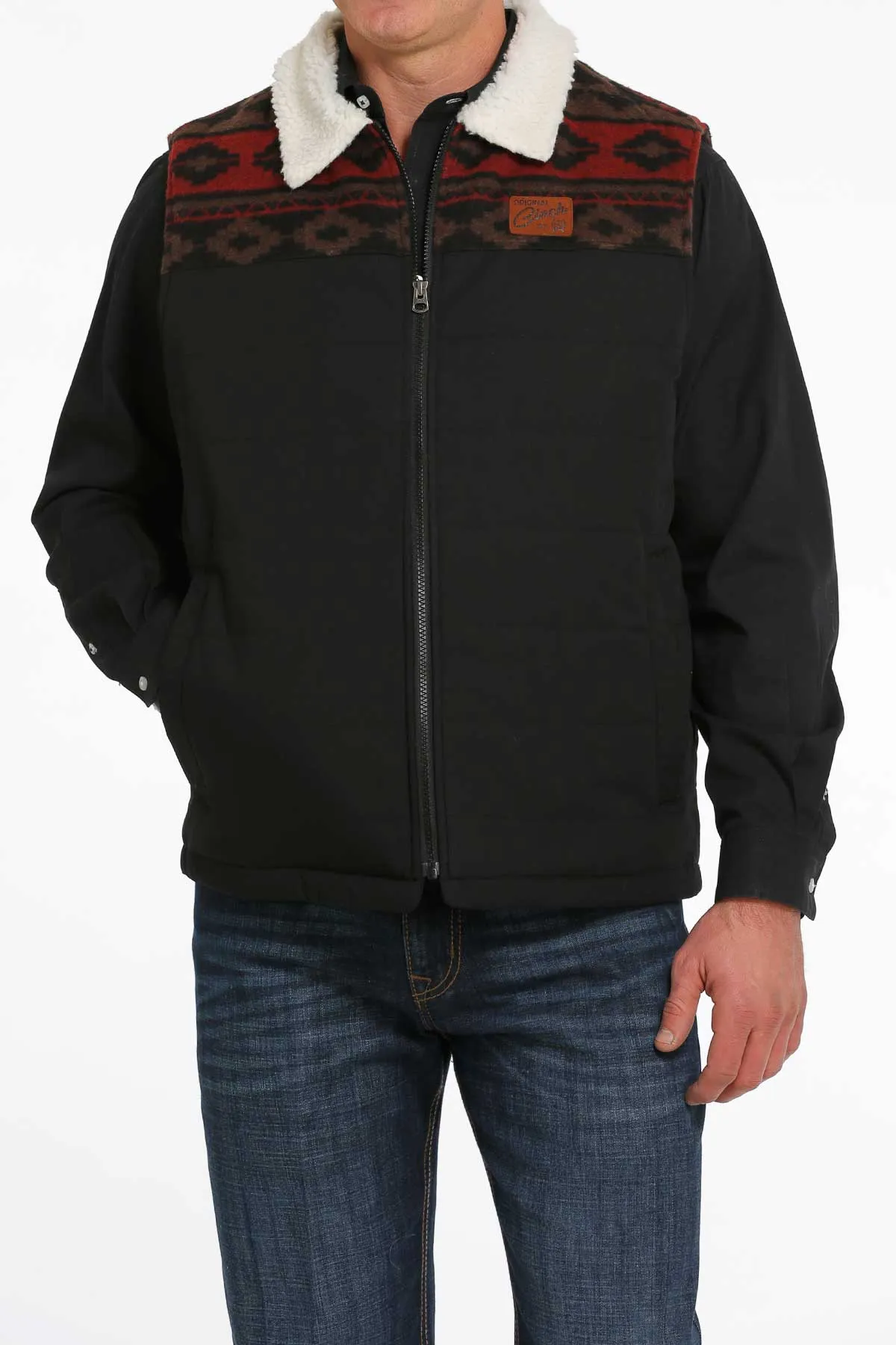 Cinch | Black Canvas Quilted Vest
