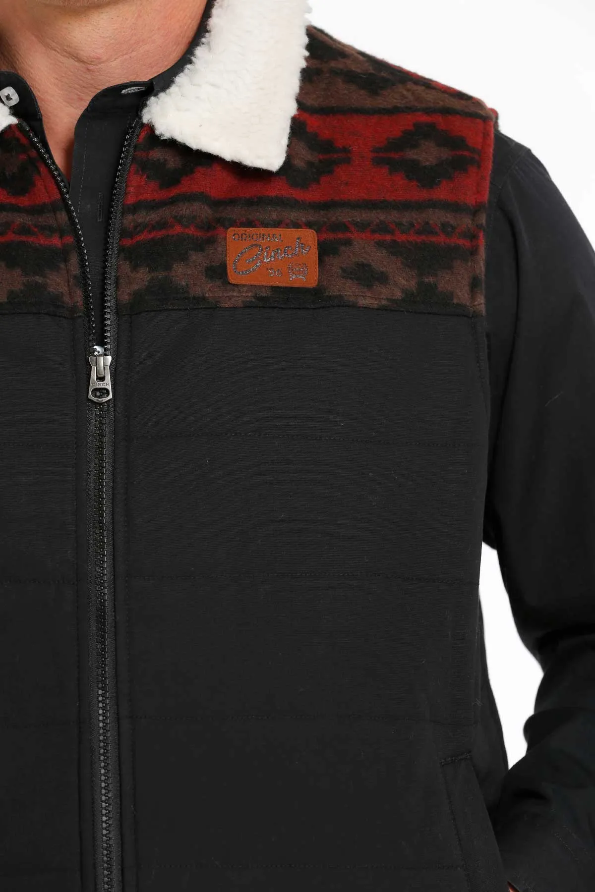 Cinch | Black Canvas Quilted Vest