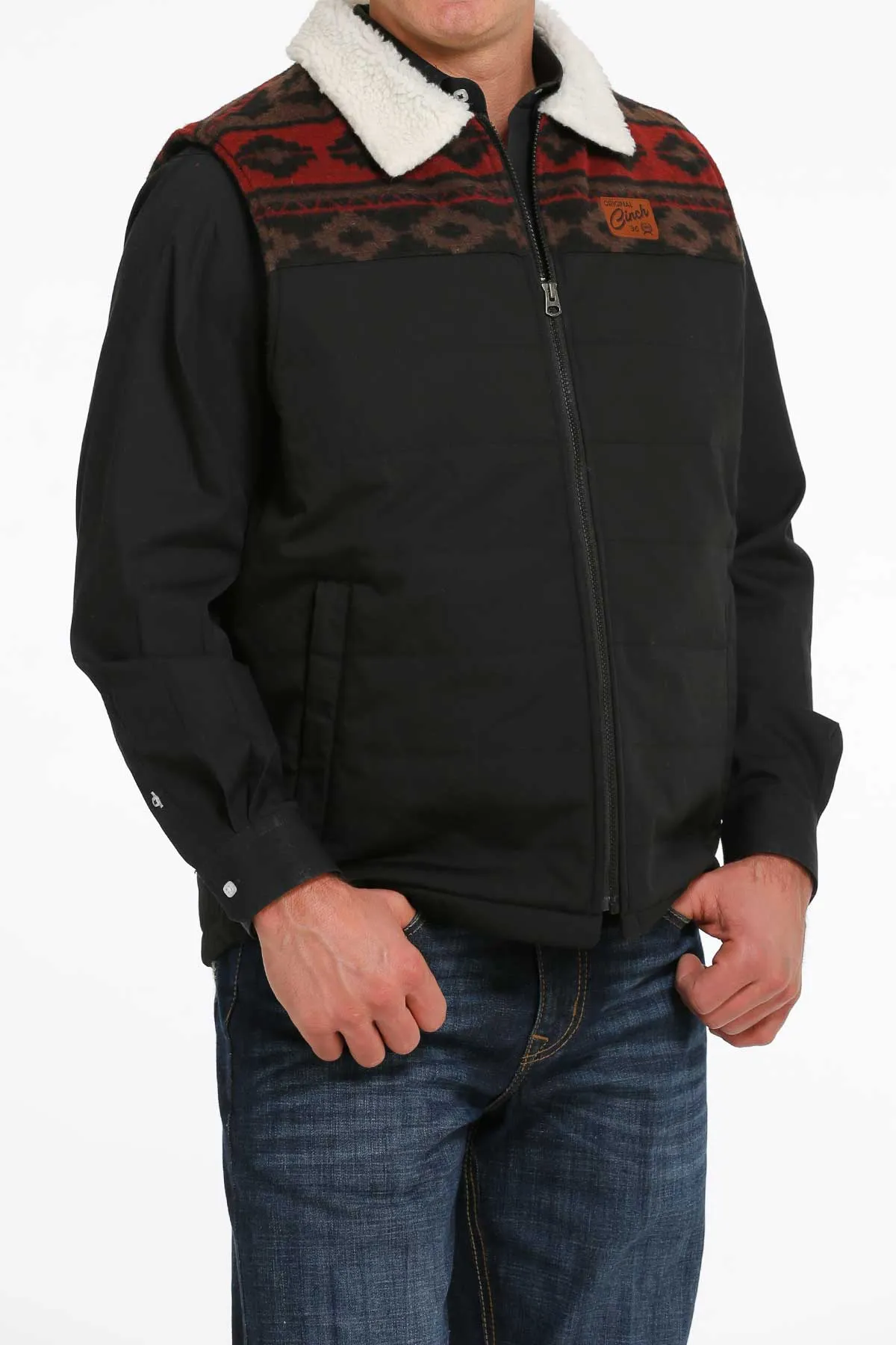 Cinch | Black Canvas Quilted Vest