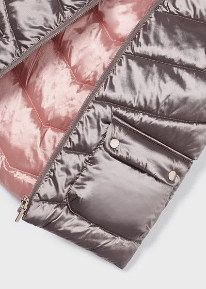Copper Reversible Puffer Girl’s Vest - Select Size