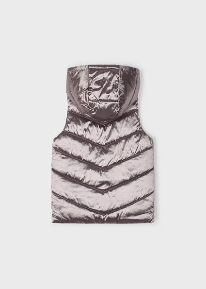 Copper Reversible Puffer Girl’s Vest - Select Size