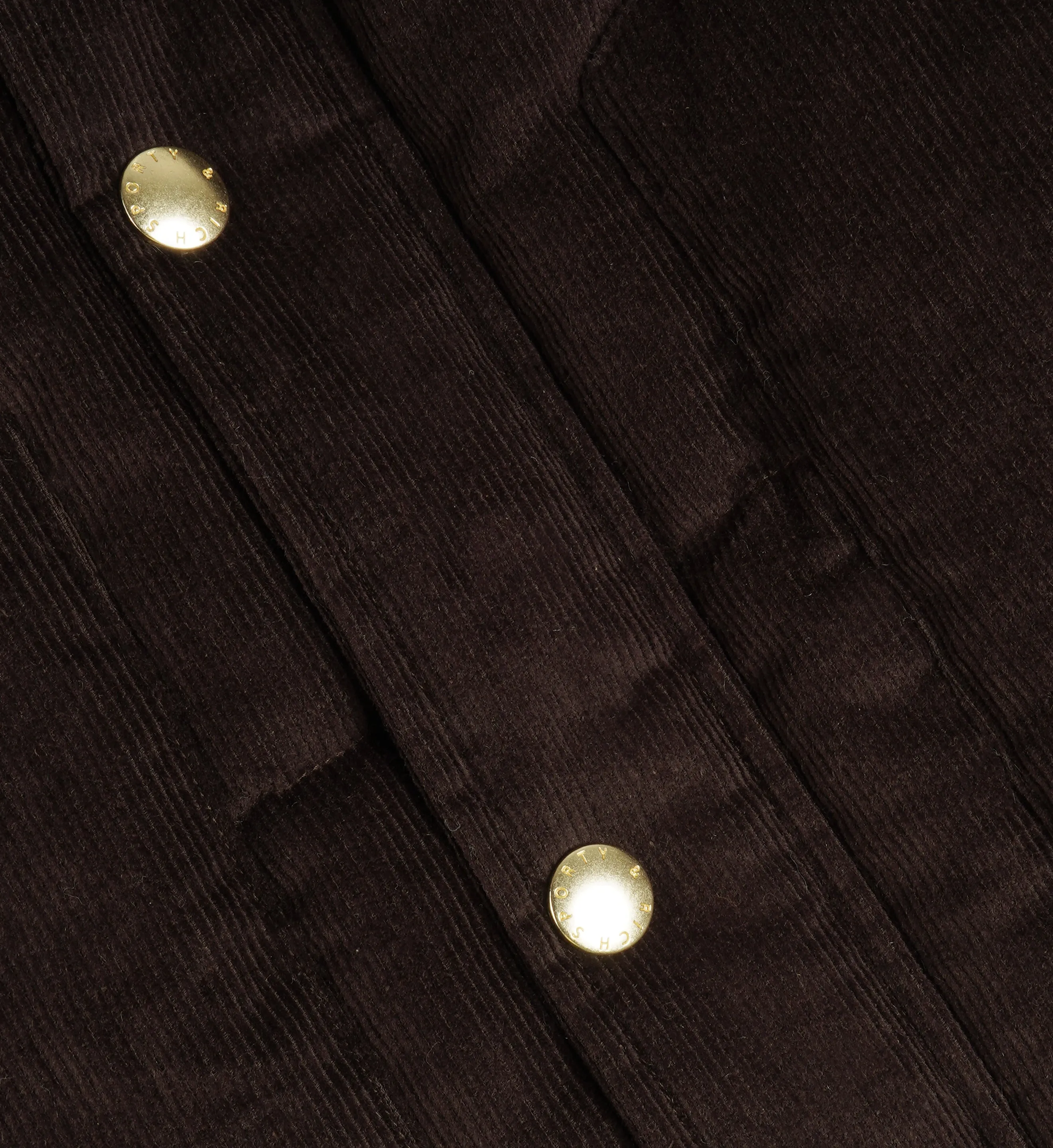 Crown Puffer Corduroy Vest - Chocolate