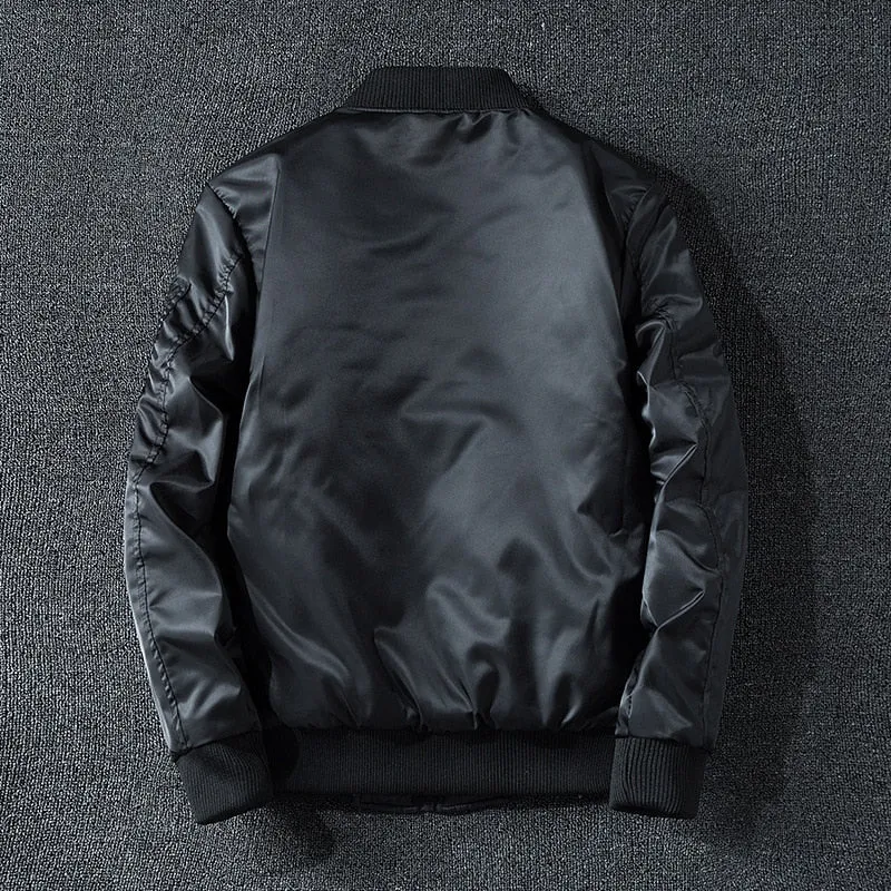 Embroidery Oversized Pilot Jacket