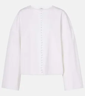 Fforme Fish oversized cotton jacket