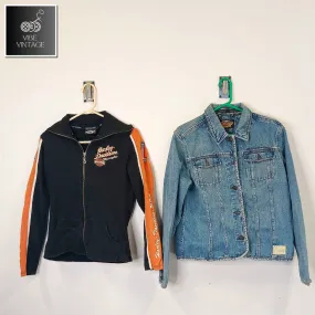 HARLEY DAVIDSON SWEATSHIRTS & JACKETS - 21 PCS