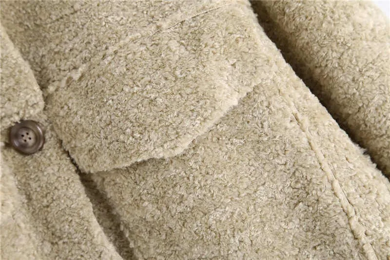 IRREGULAR FLEECE COAT