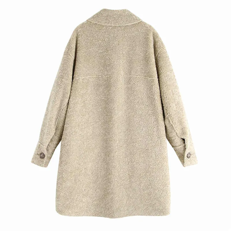 IRREGULAR FLEECE COAT
