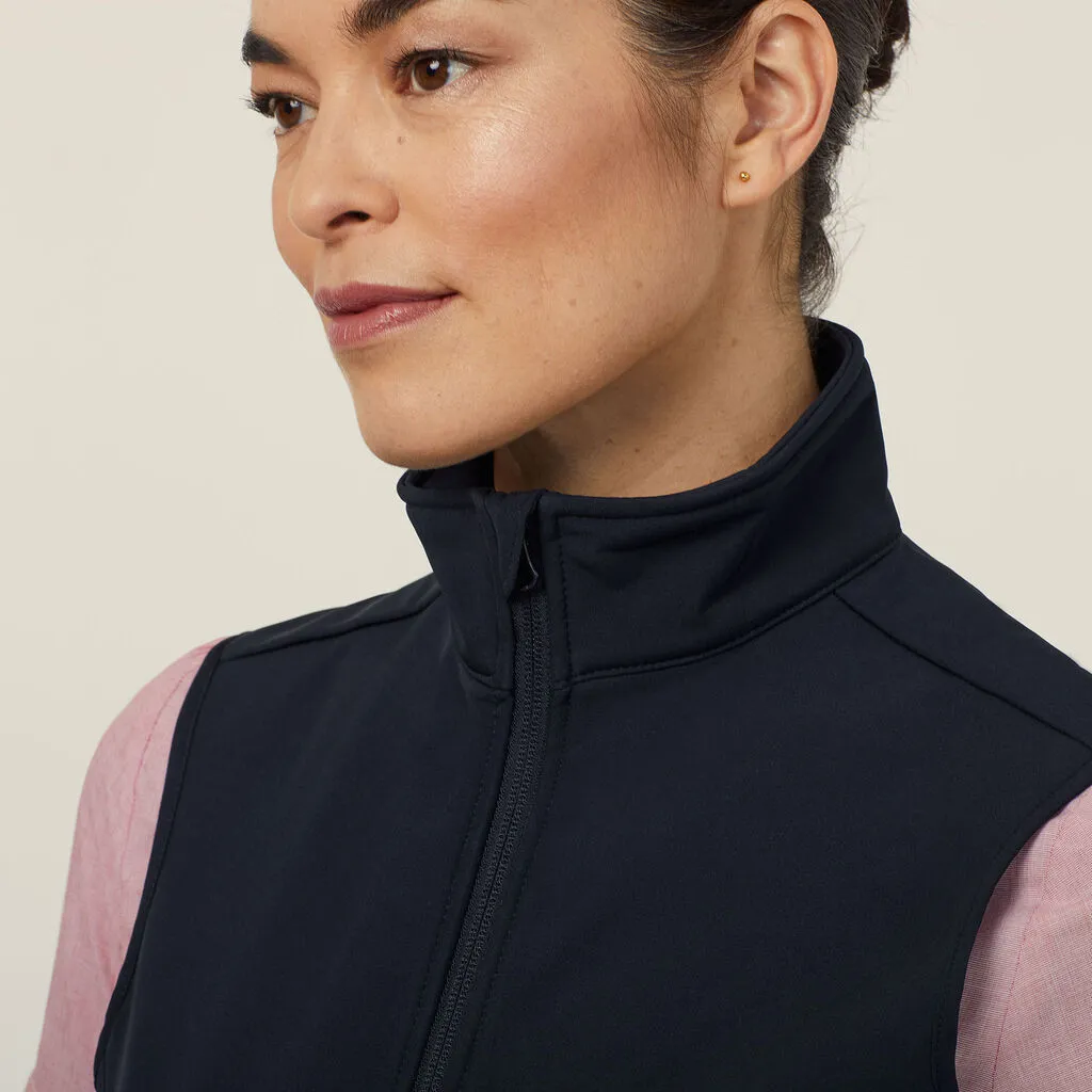 Ladies Bonded Fleece Vest - CAT748