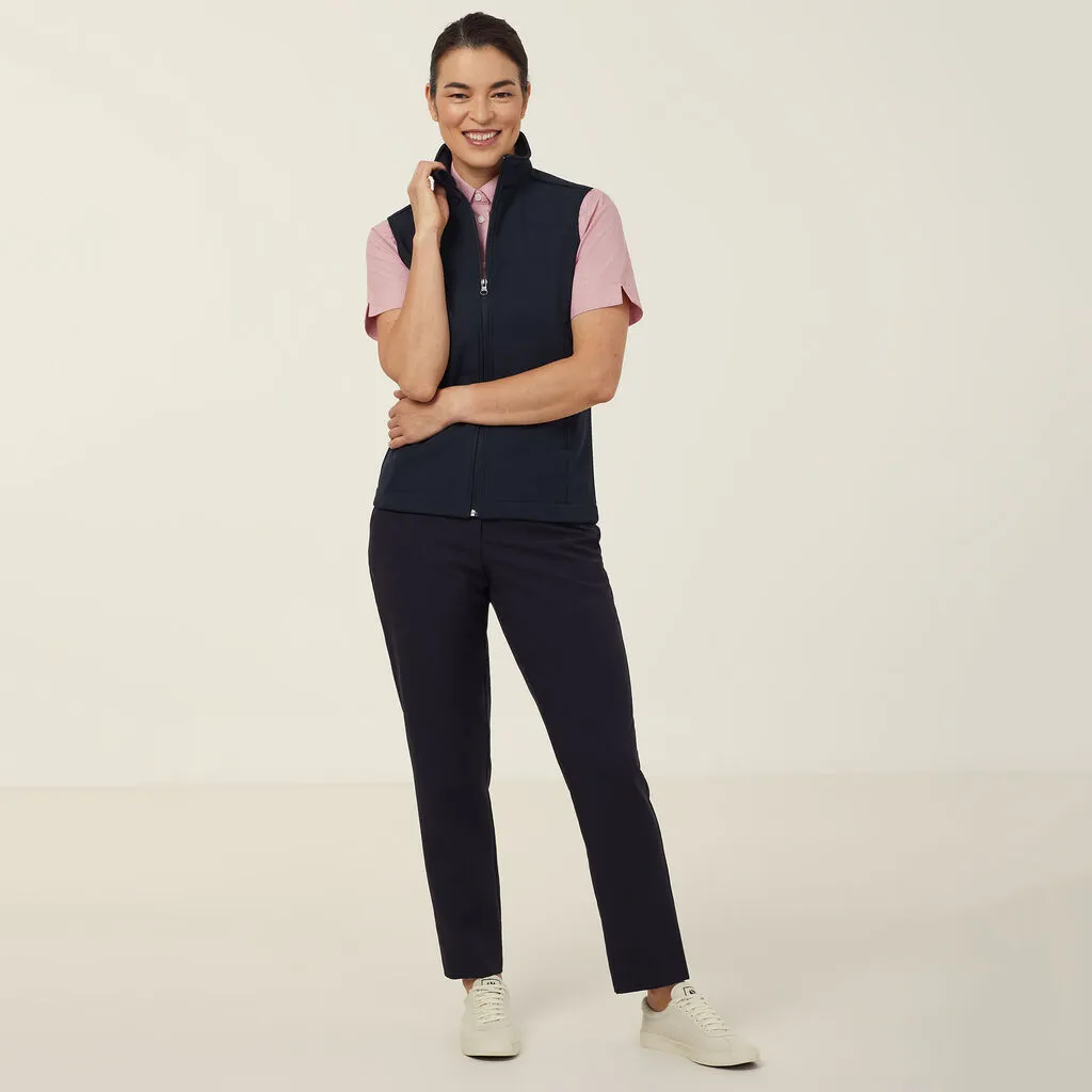 Ladies Bonded Fleece Vest - CAT748