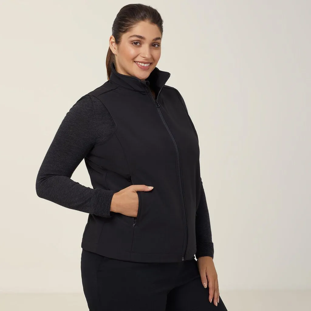 Ladies Bonded Fleece Vest - CAT748