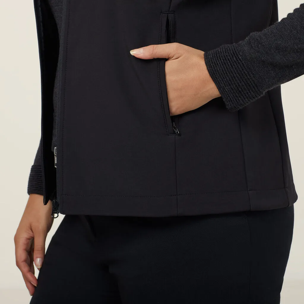 Ladies Bonded Fleece Vest - CAT748