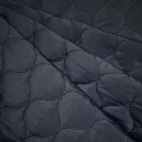 Light Weight Matte Bubble Quilted Puff Coating Navy