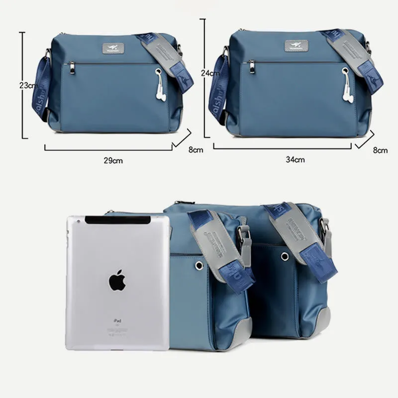Messenger Bag For Men Business Oxford Cloth Horizontal Daypack