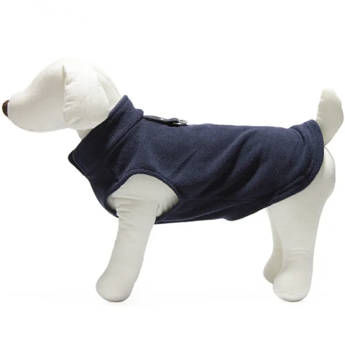 Navy Fleece Vest