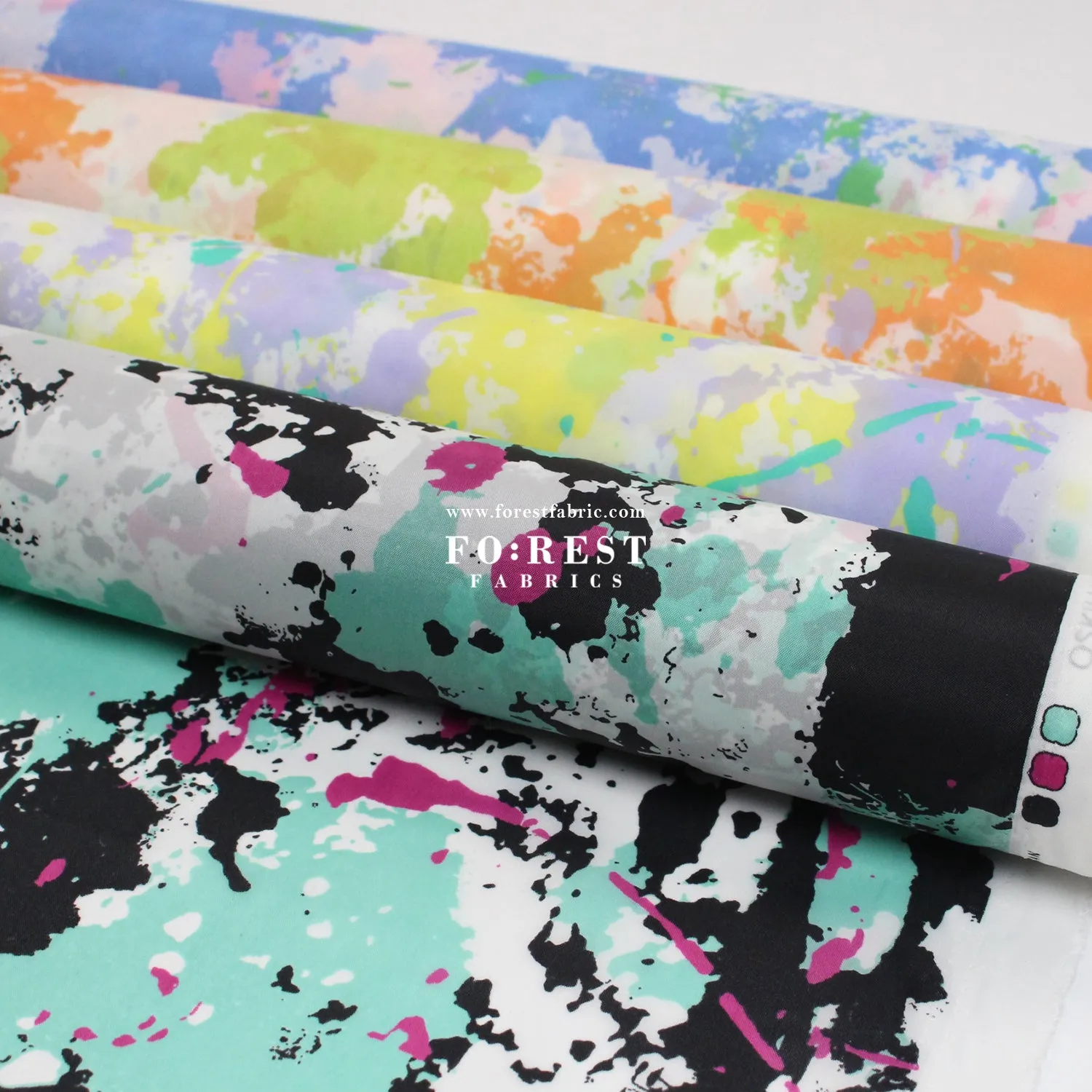 Nylon Waterproof - Graffiti 薄防水Blue