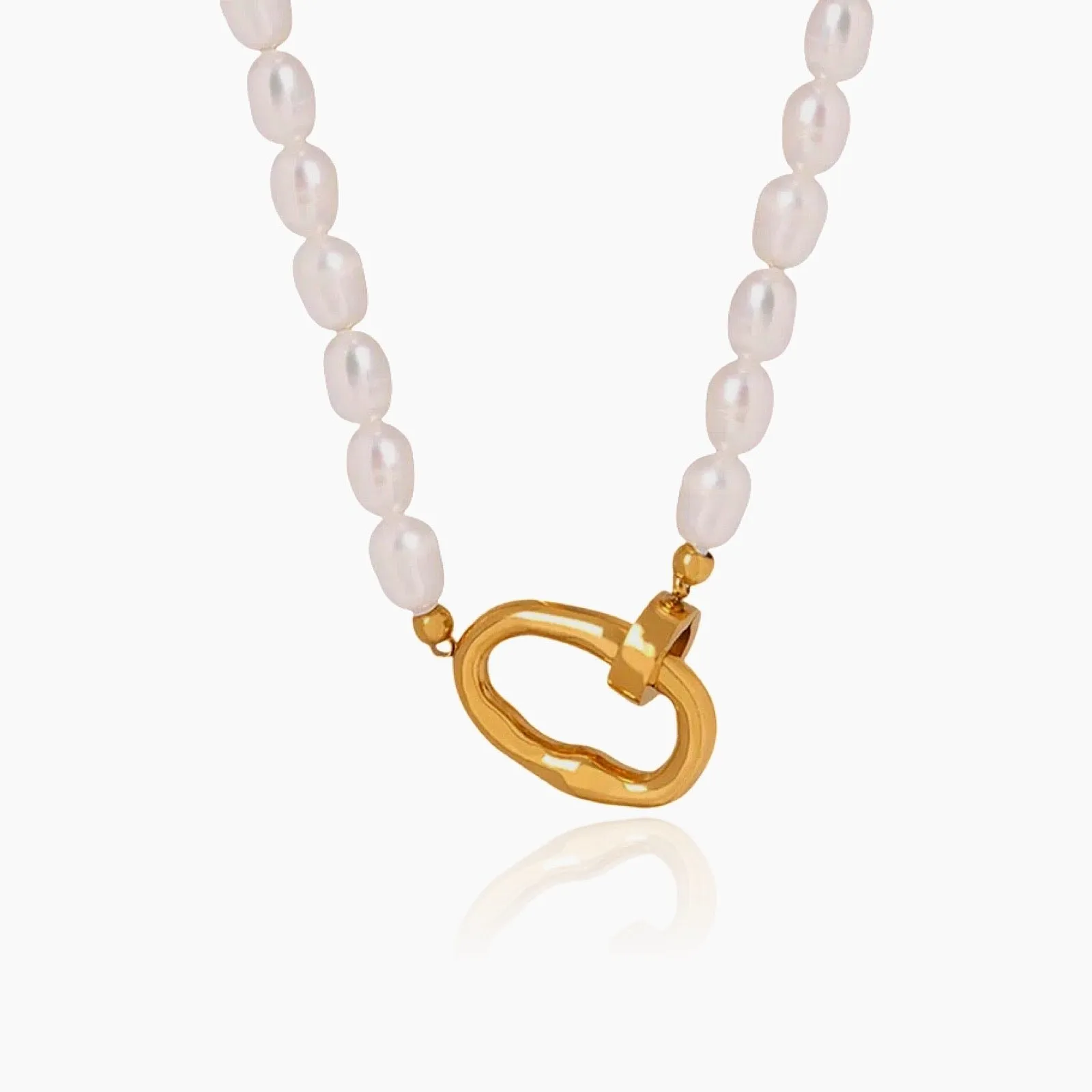 Pearl Clasp Necklace