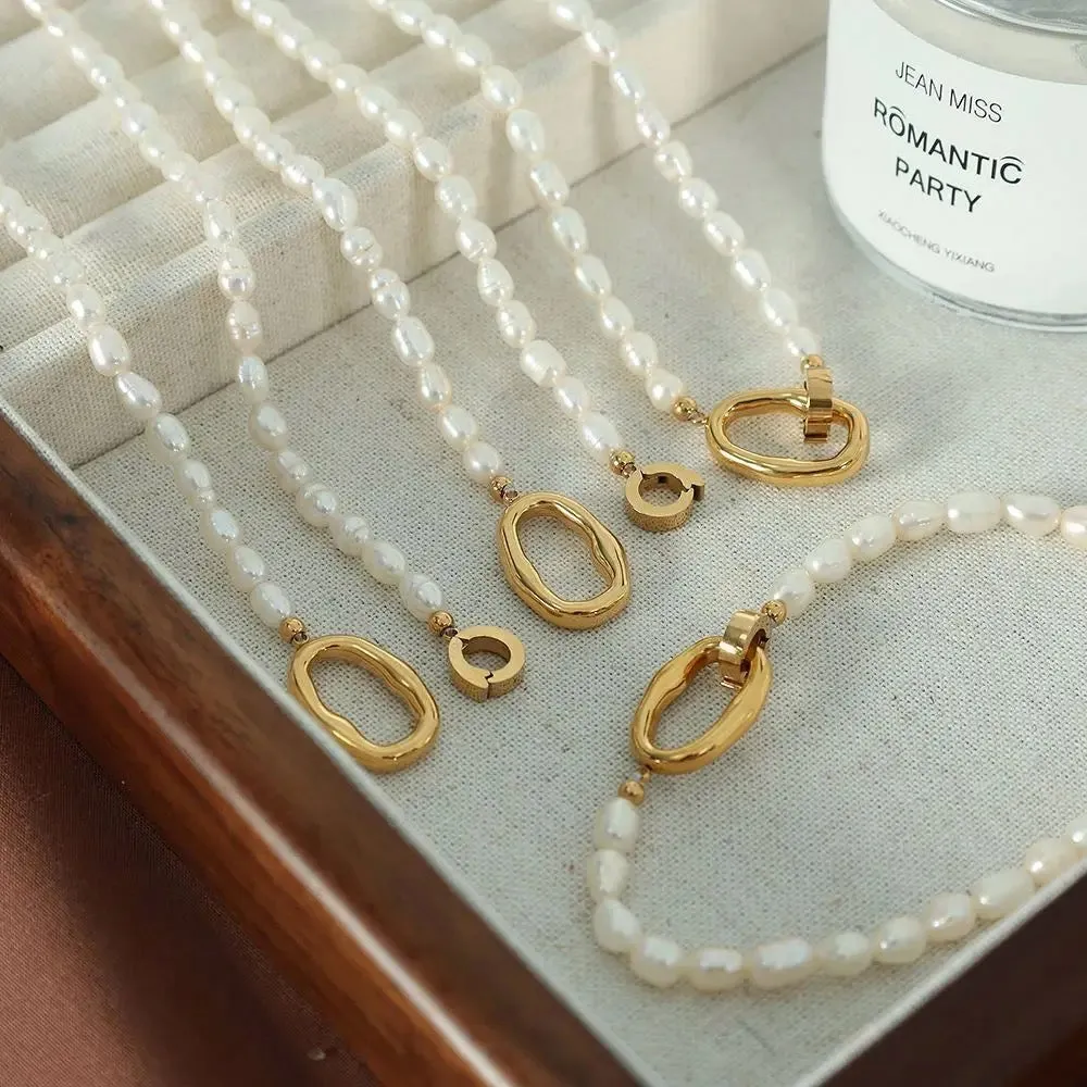 Pearl Clasp Necklace