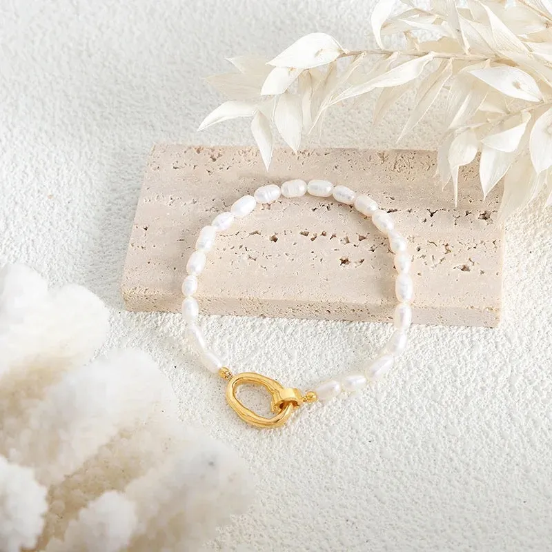 Pearl Clasp Necklace