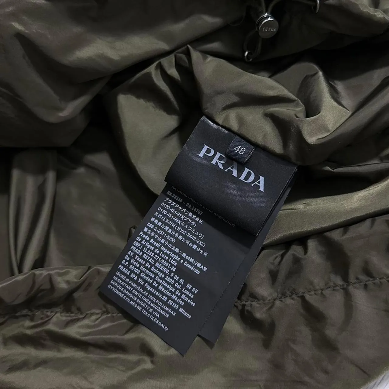 Prada Green Nylon Jacket