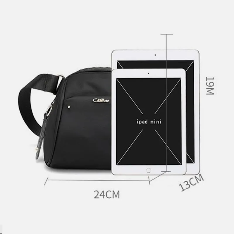 Simple Crossbody Bag For Women Large Space Nylon Outing Bag
