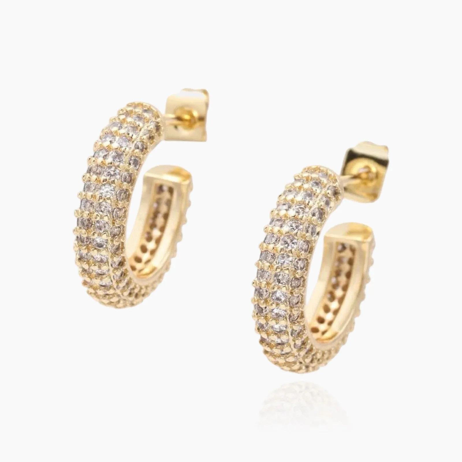 Sparkly Hoop Earrings