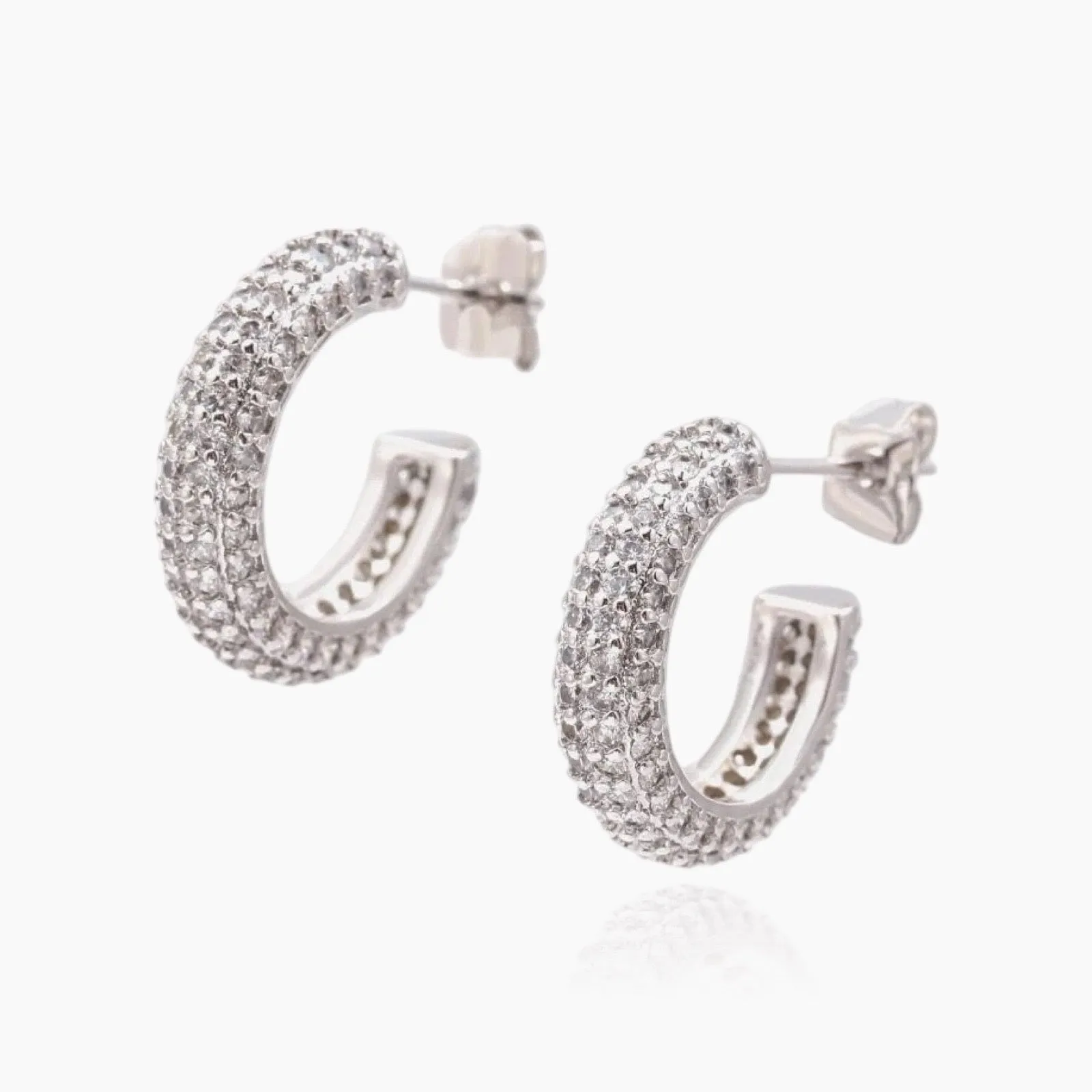 Sparkly Hoop Earrings