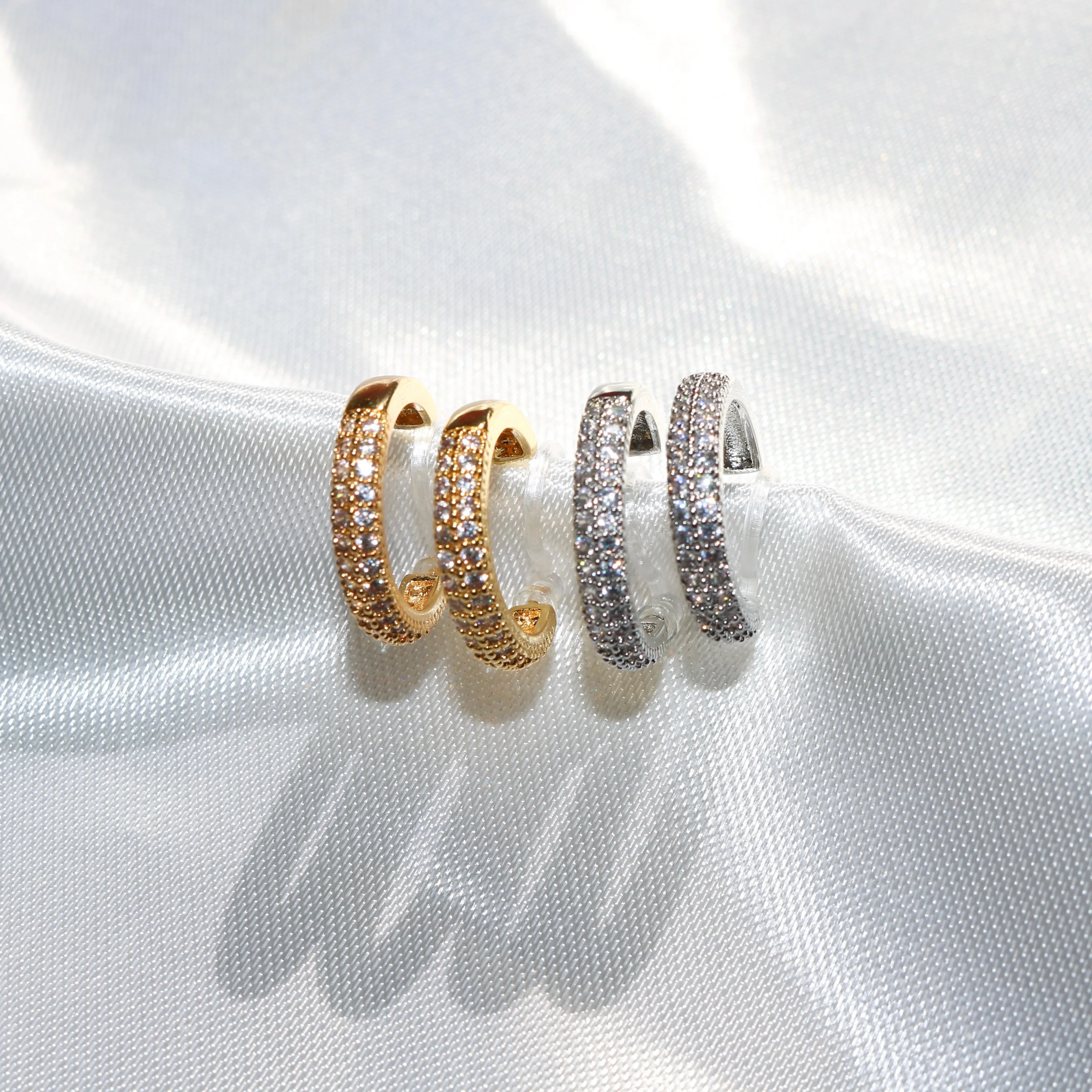 Sparkly Hoop Earrings