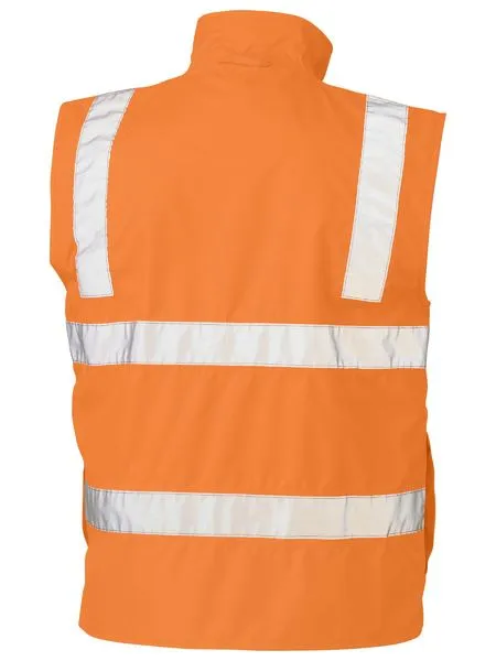 Taped Hi Vis Rail Wet Weather Vest - BV0364T