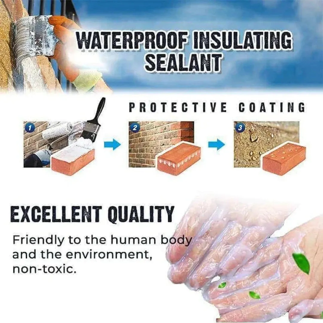 Waterproof Insulating Sealant   Free Brush