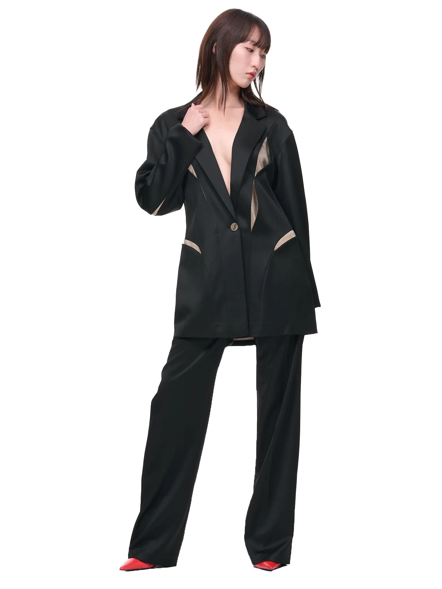 Wool Suit Jacket (WV07O-ONYX)