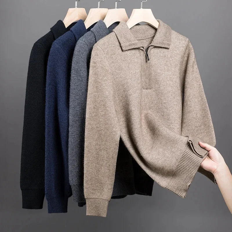Zael Cashmere Quarter-Zip