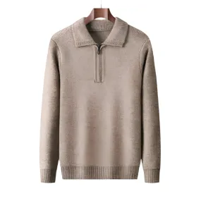 Zael Cashmere Quarter-Zip