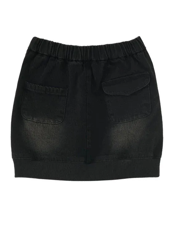 Zip Hoodie Y2K Short Hooded Casual   Skirt